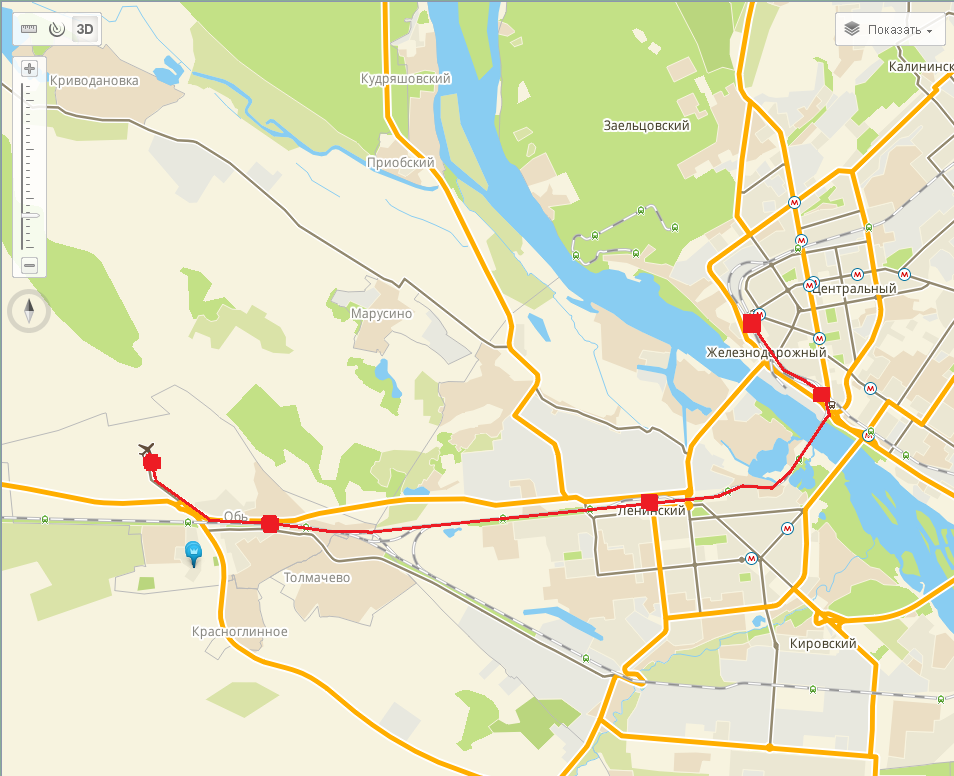 Новосибирск вокзал аэропорт расстояние. Толмачёво Новосибирск карта. Карта аэропорта Толмачево. Новосибирск ЖД вокзал до аэропорта Толмачево карта.